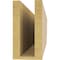 Ekena Millwork 4in. W x 8in. H x 32in. L Asheboro Woodgrain TimberThane Rafter Tail, Primed Tan RFTUR04X08X32ASHRCPR - alternate 4